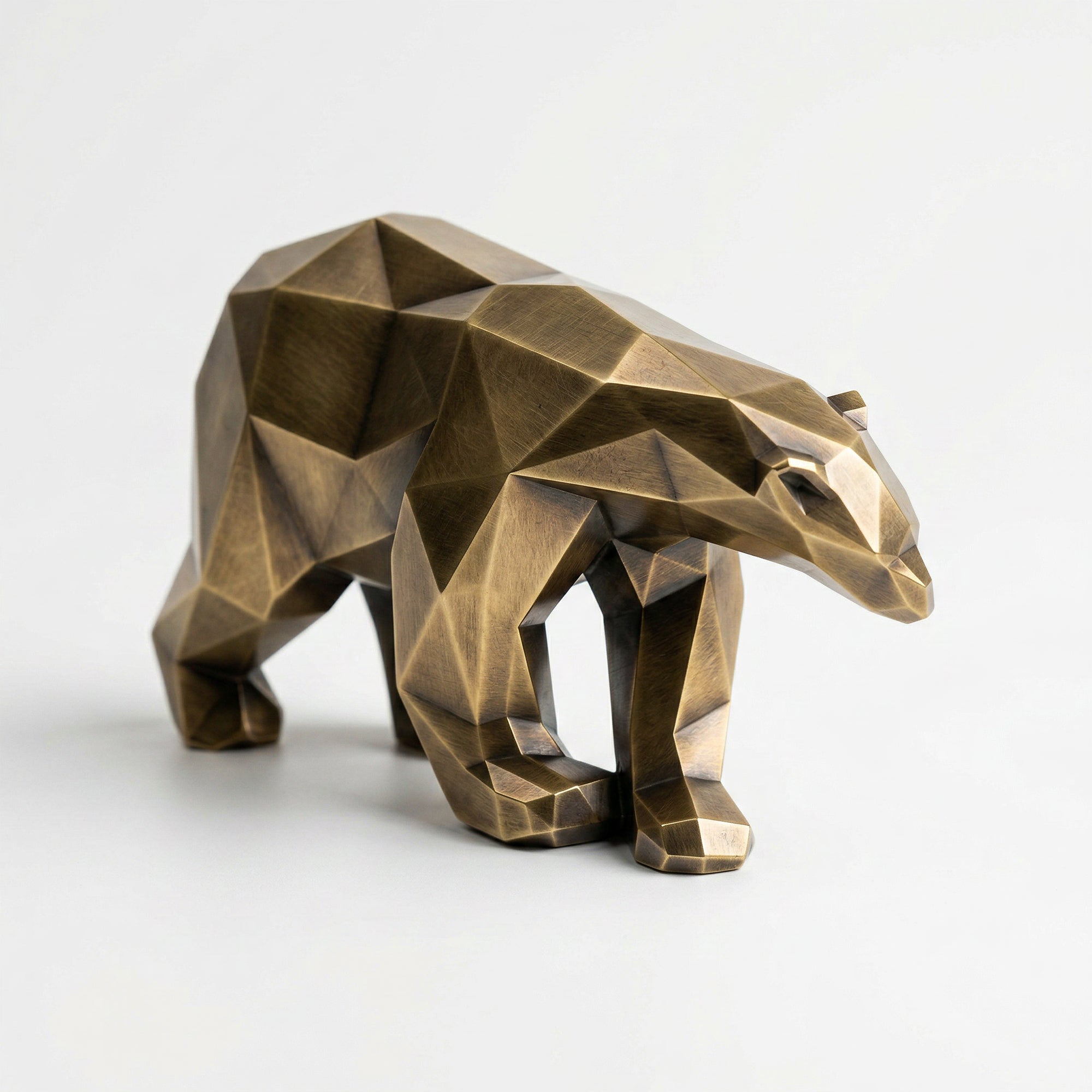 Grande Sculpture Polygone Ours