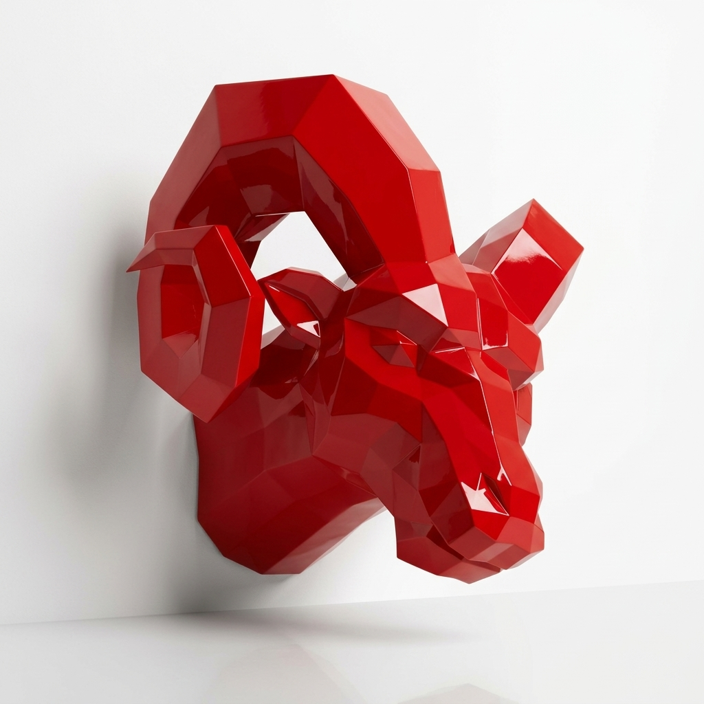 Sculpture tête de bouc