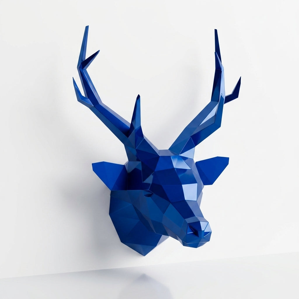 Trophée Tête de Cerf Origami
