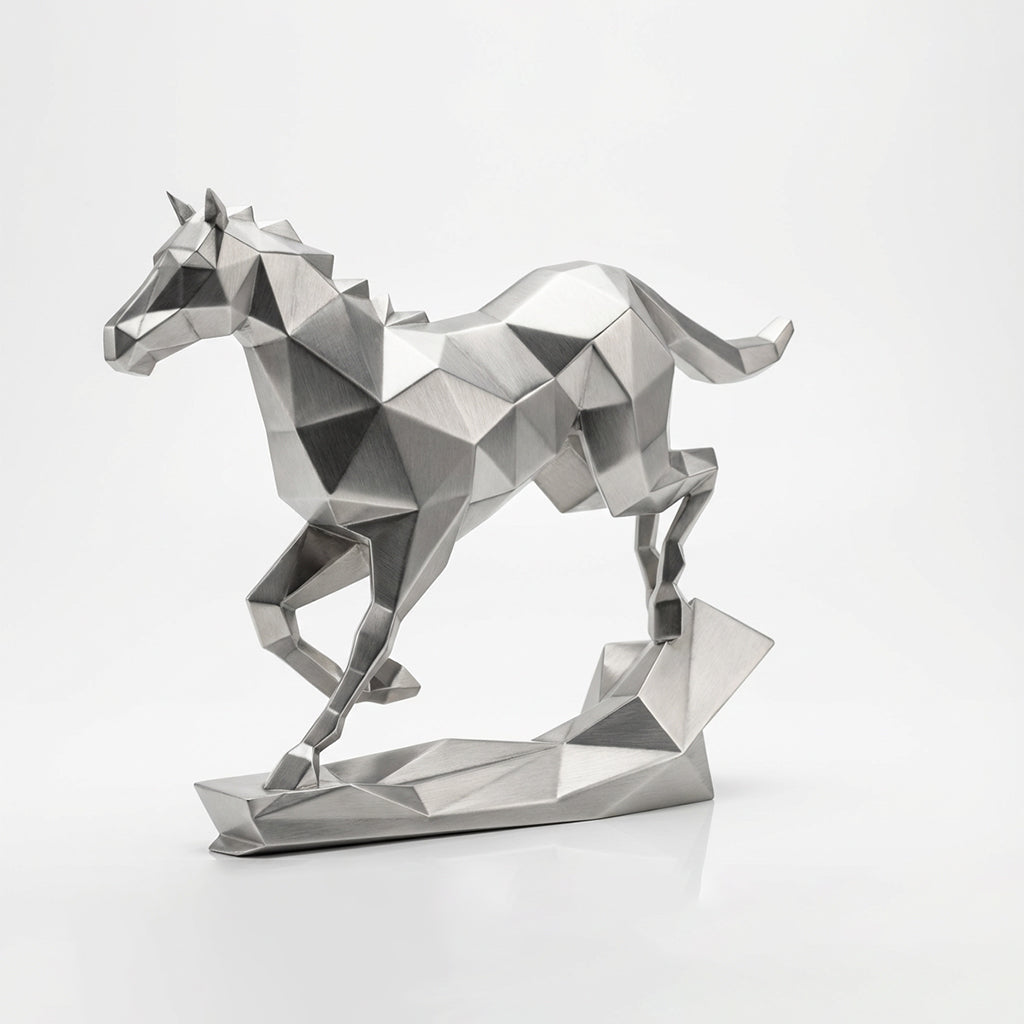 Grande Sculpture Cheval Origami
