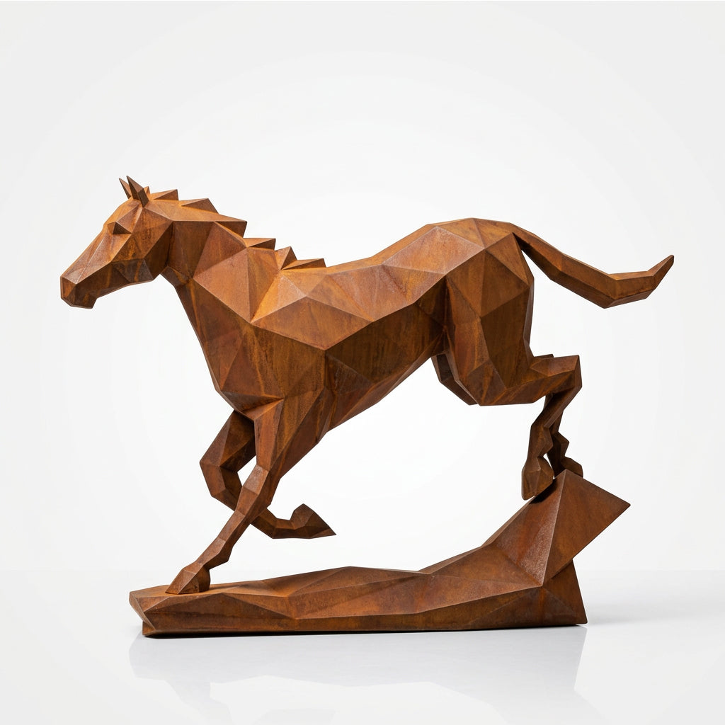 Grande Sculpture Cheval Origami