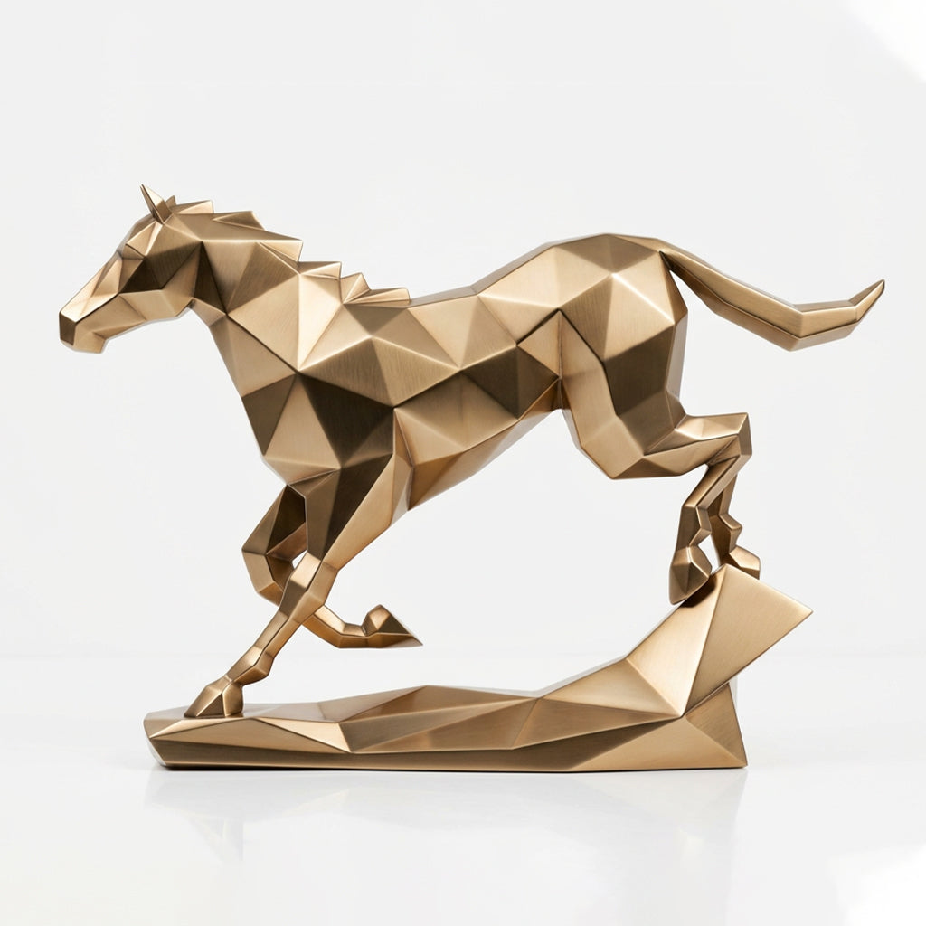 Grande Sculpture Cheval Origami