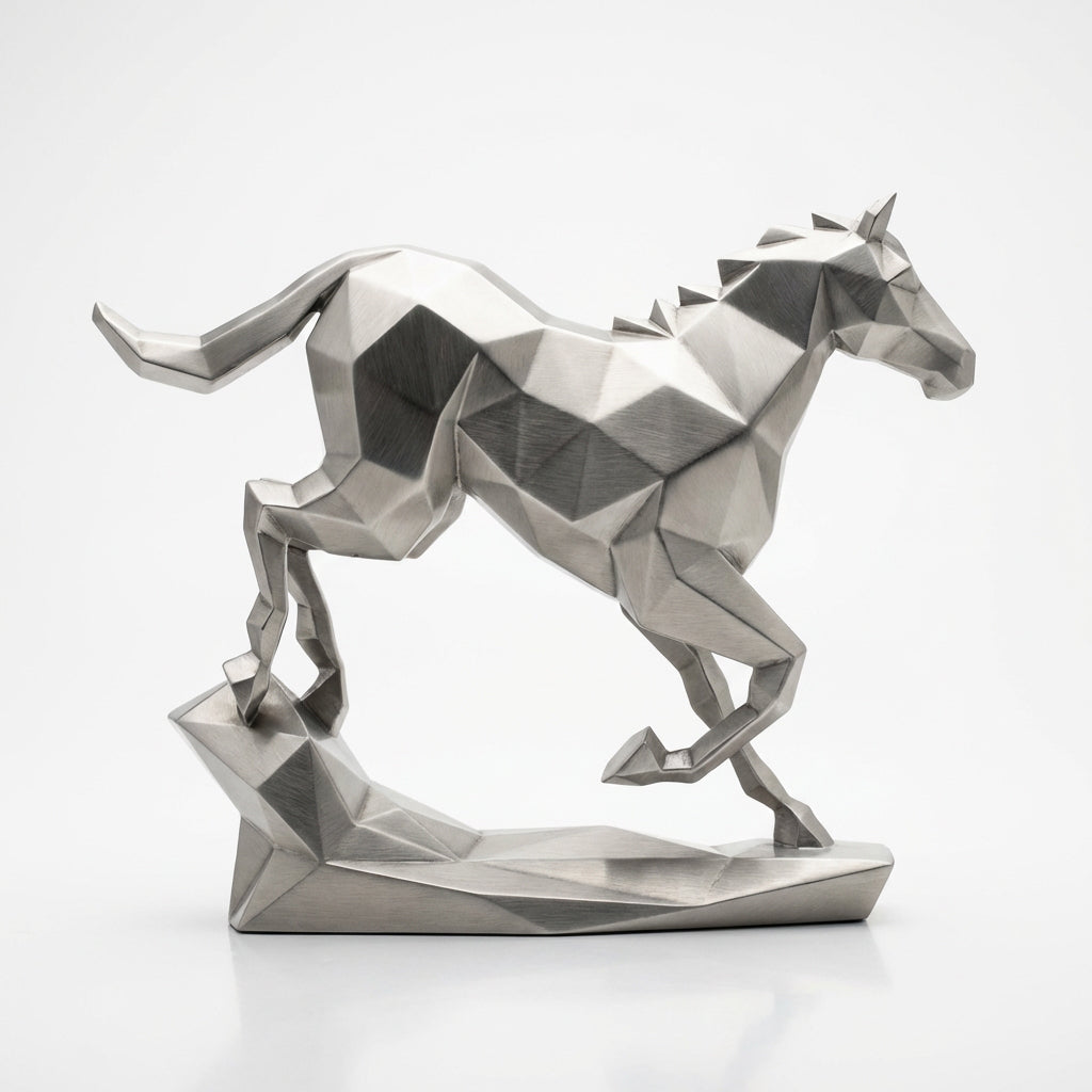 Grande Sculpture Cheval Origami