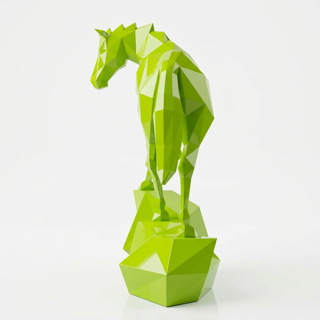 Grande Sculpture Origami Cheval