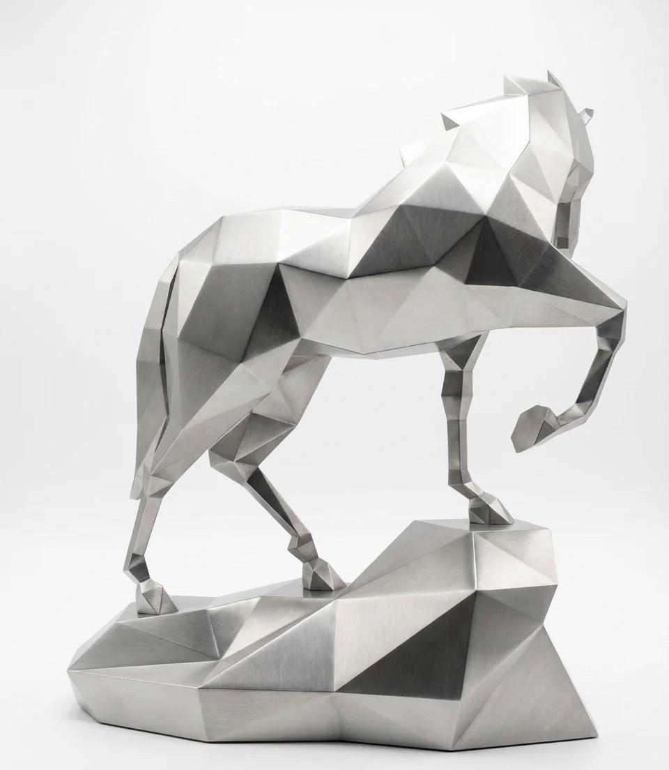 Grande Sculpture Origami Cheval