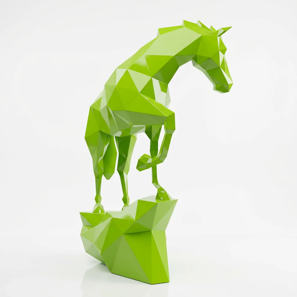 Grande Sculpture Origami Cheval
