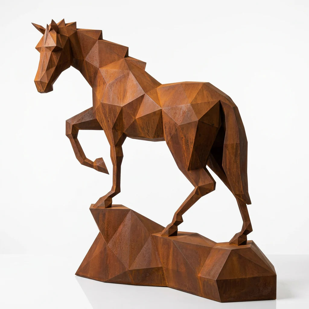 Grande Sculpture Origami Cheval