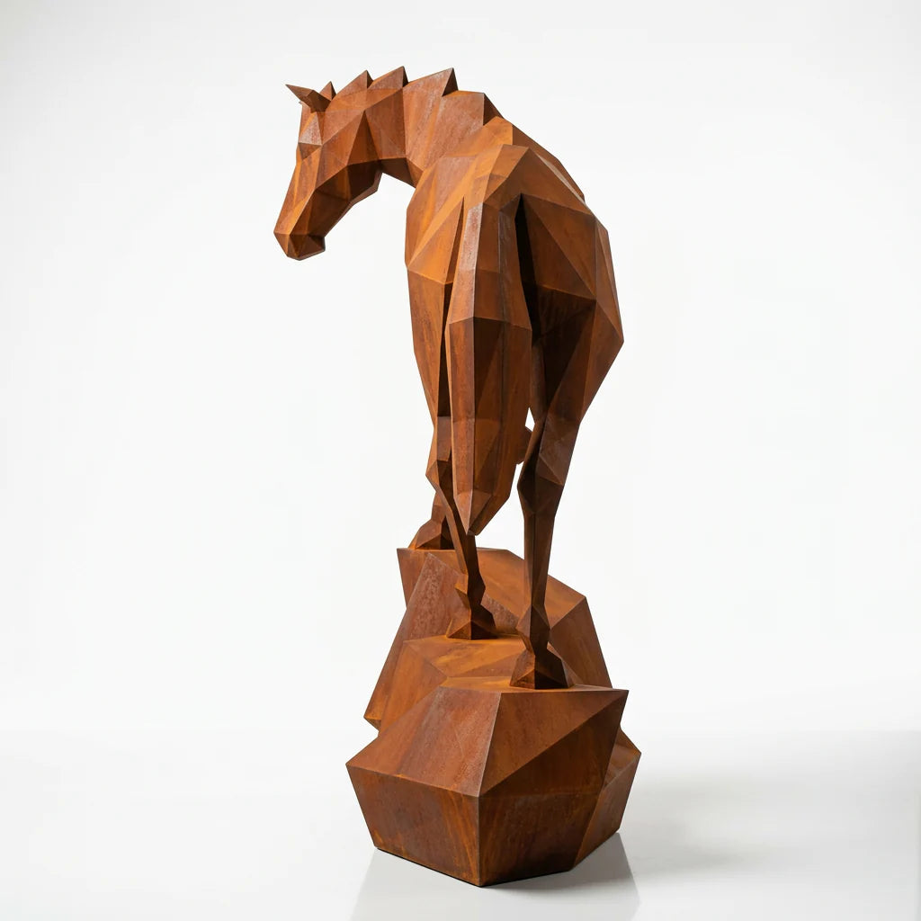 Grande Sculpture Origami Cheval