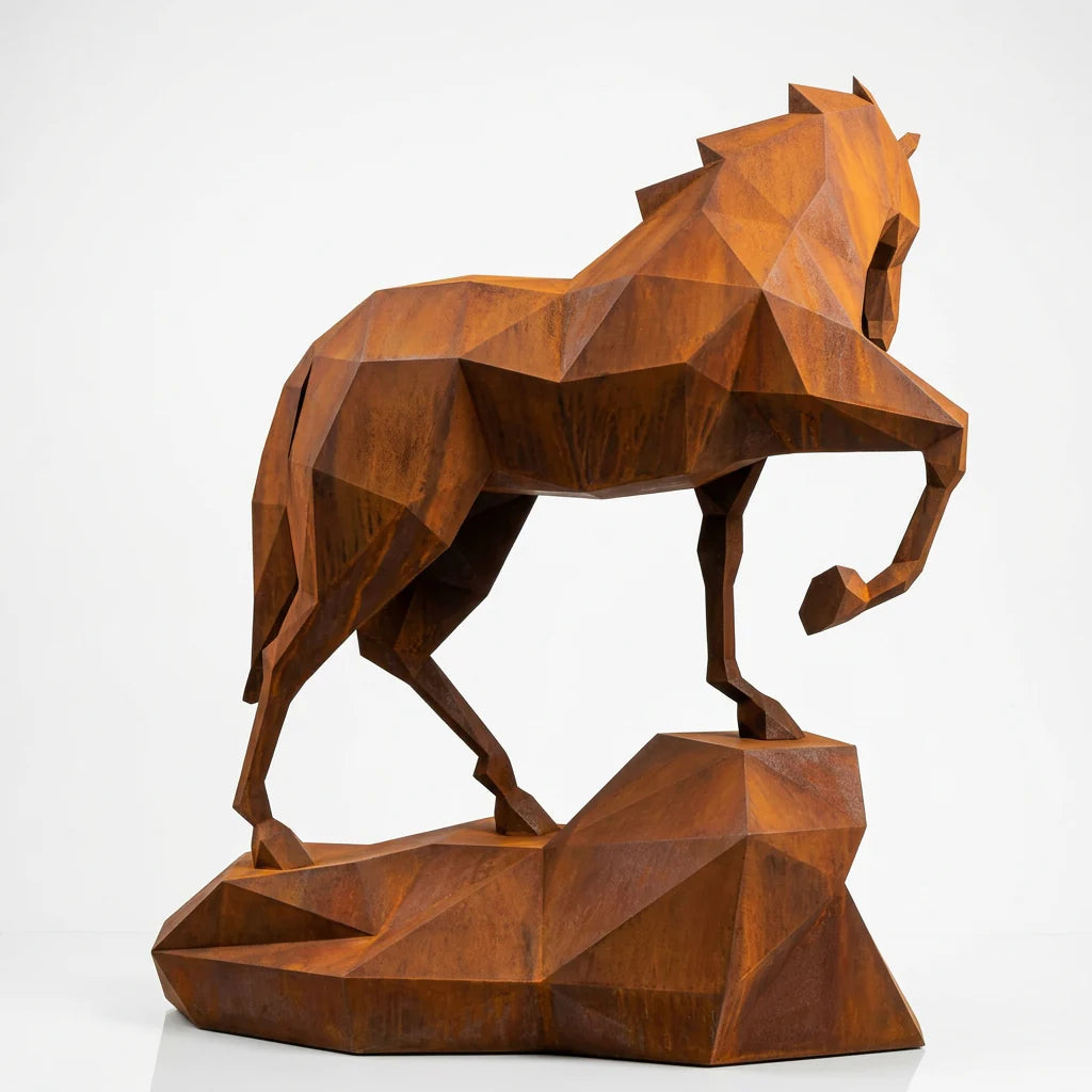 Grande Sculpture Origami Cheval