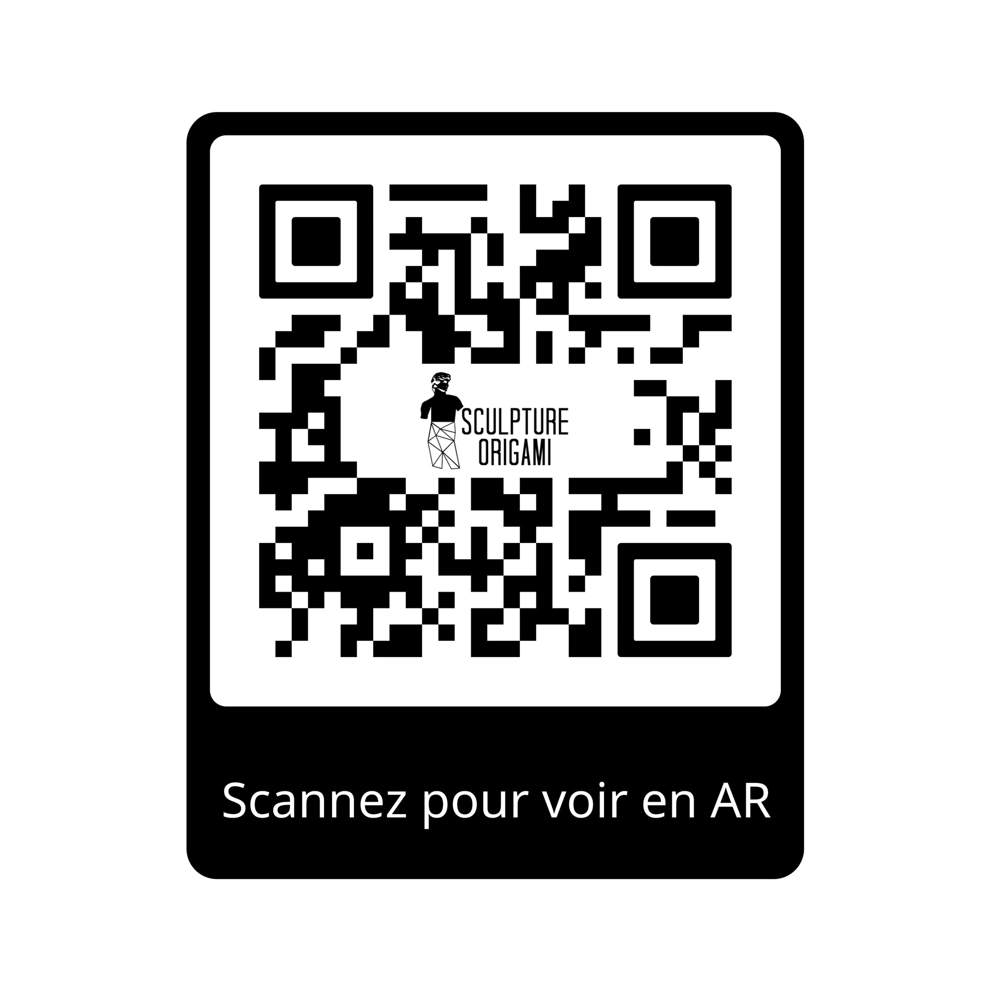 Petite Sculpture taureau Origami