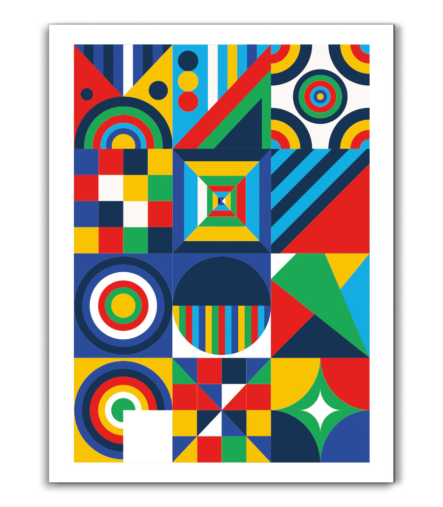 Tableau décoratif cubisme luxe contemporain