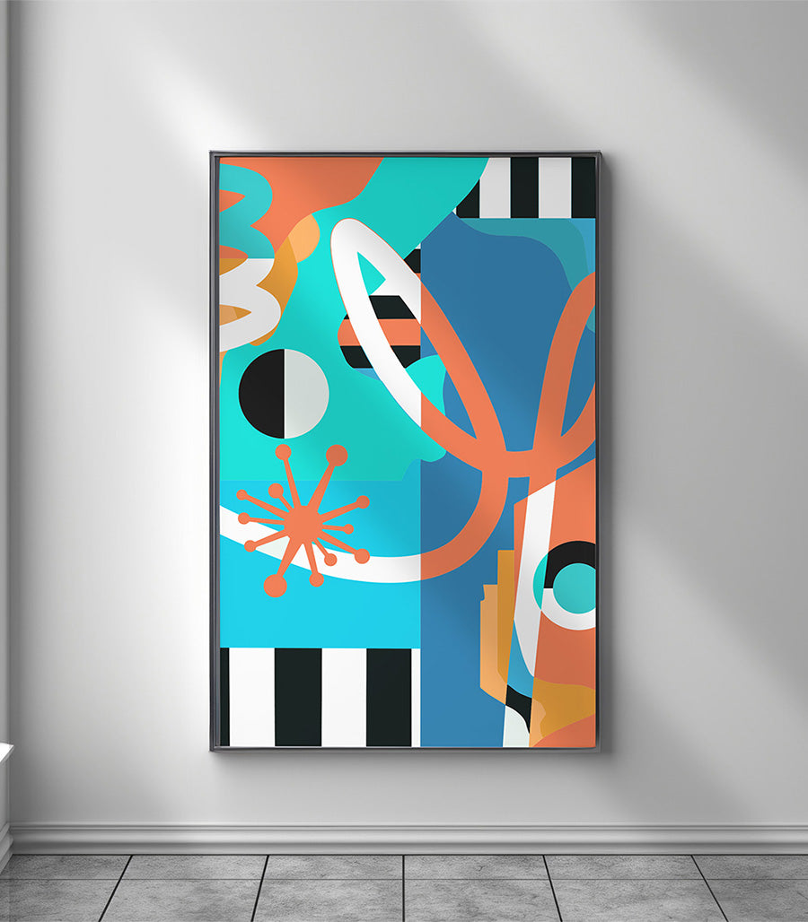 Tableau décoratif cubisme et luxe moderne