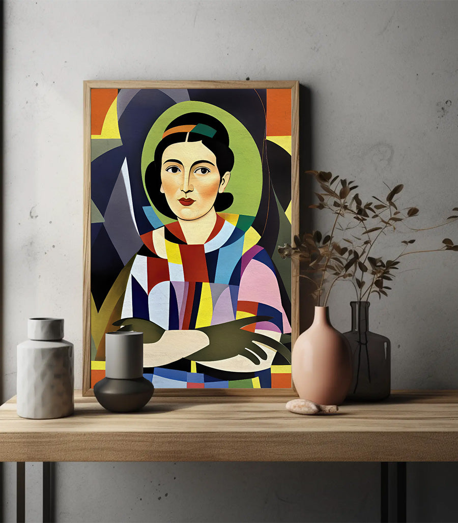 Tableau décoratif modernité en cubisme