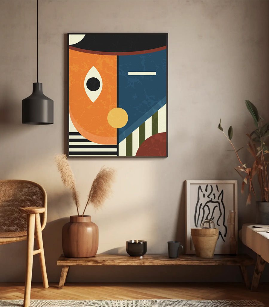 Tableau Décoratif Cubisme Pour Salon Moderne