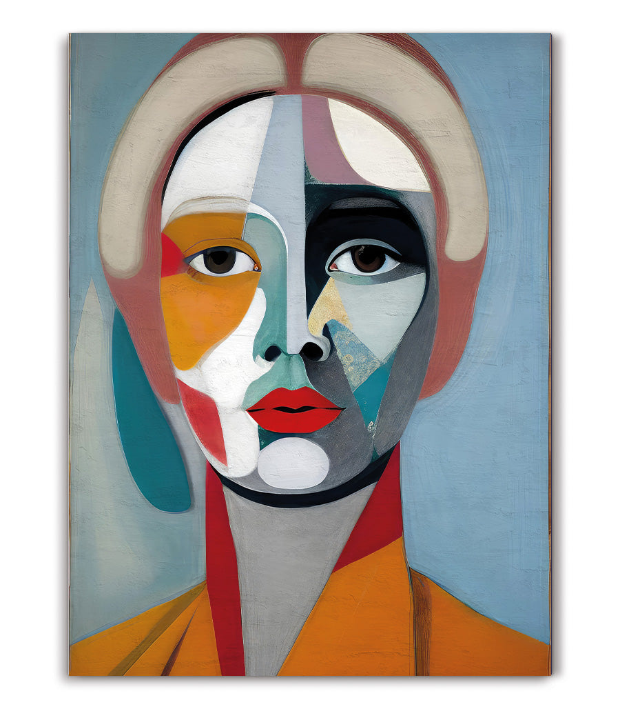 Tableau décoratif moderne esprit cubiste