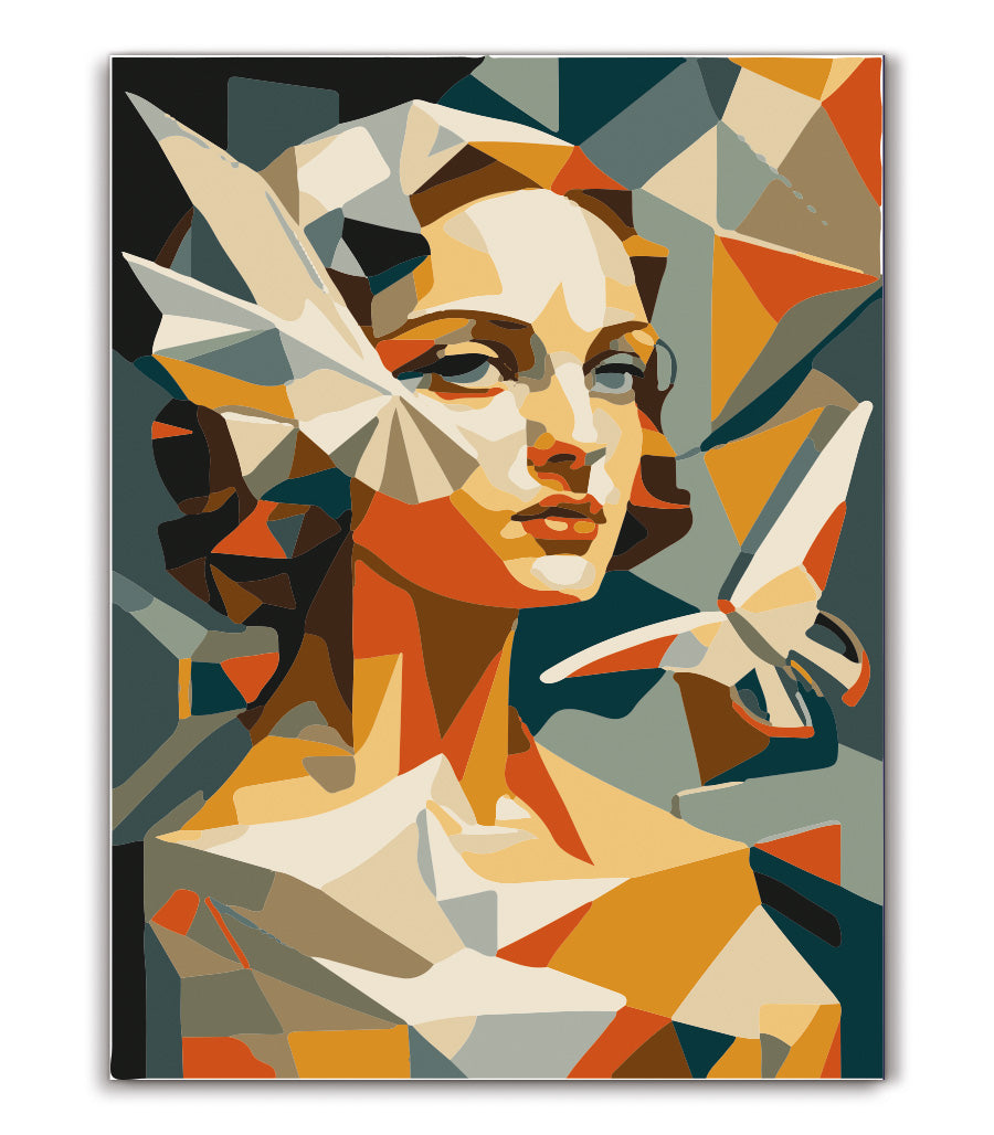 Tableau décoratif cubisme en lumière