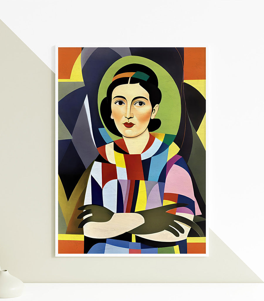 Tableau décoratif modernité en cubisme