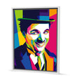 Tableau Décoratif de Charlie Chaplin en Pop Art