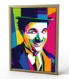 Tableau Décoratif de Charlie Chaplin en Pop Art