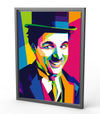 Tableau Décoratif de Charlie Chaplin en Pop Art