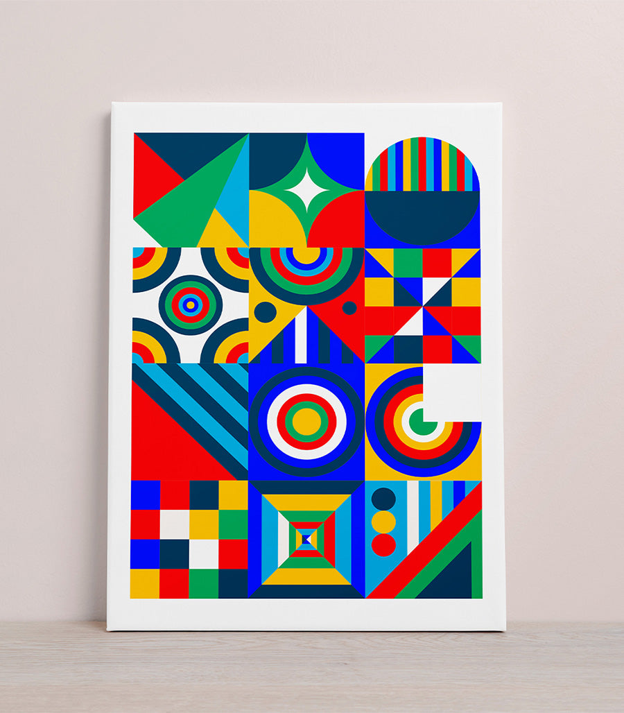 Tableau décoratif cubisme pour un salon moderne