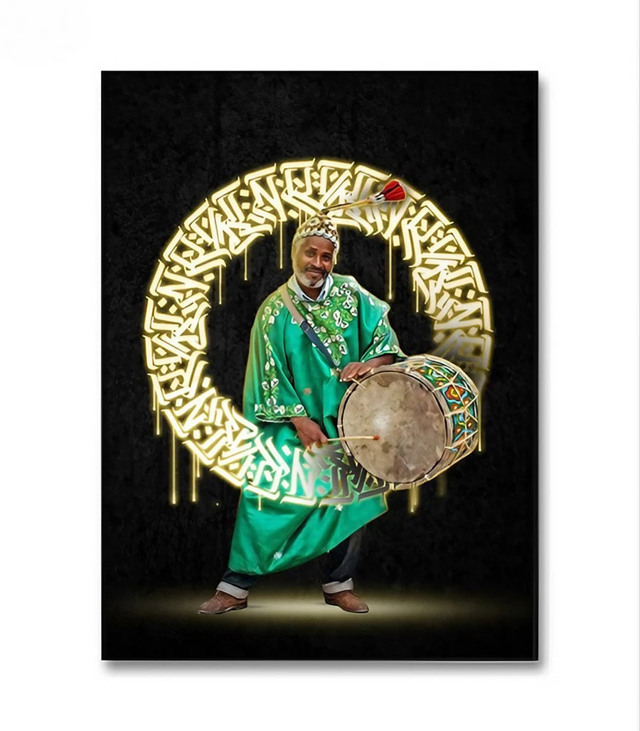 Tableau tandance en velours Marocaine