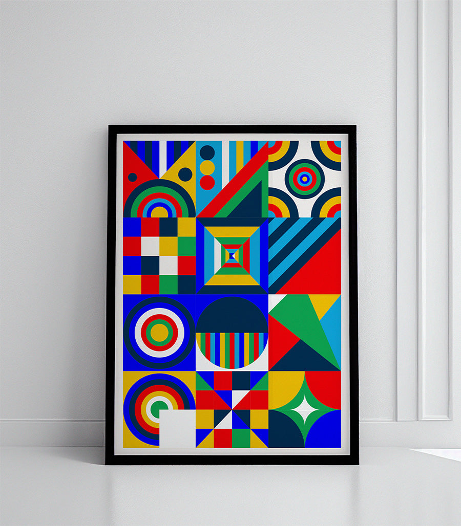 Tableau décoratif cubisme luxe contemporain