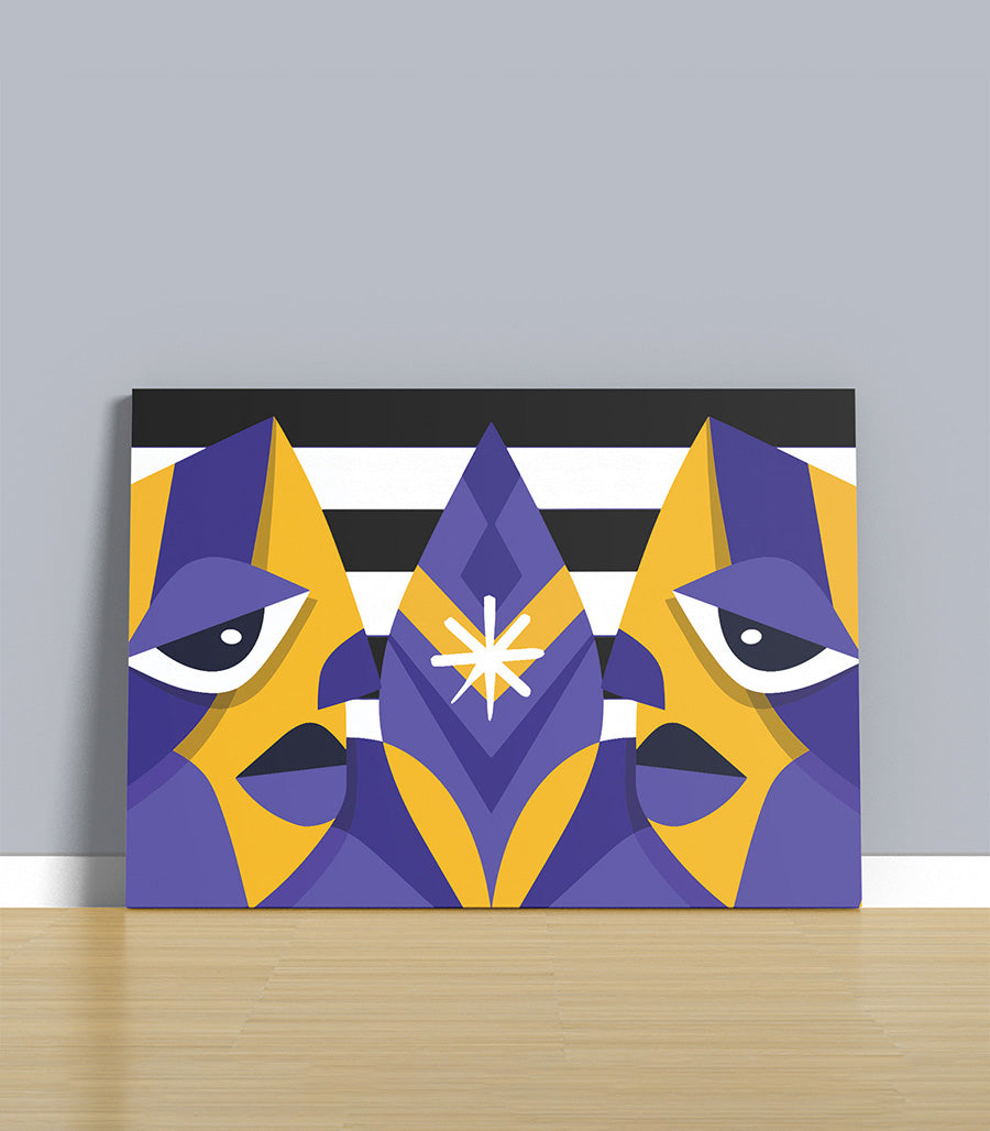 Tableau décoratif cubisme harmonie élégante