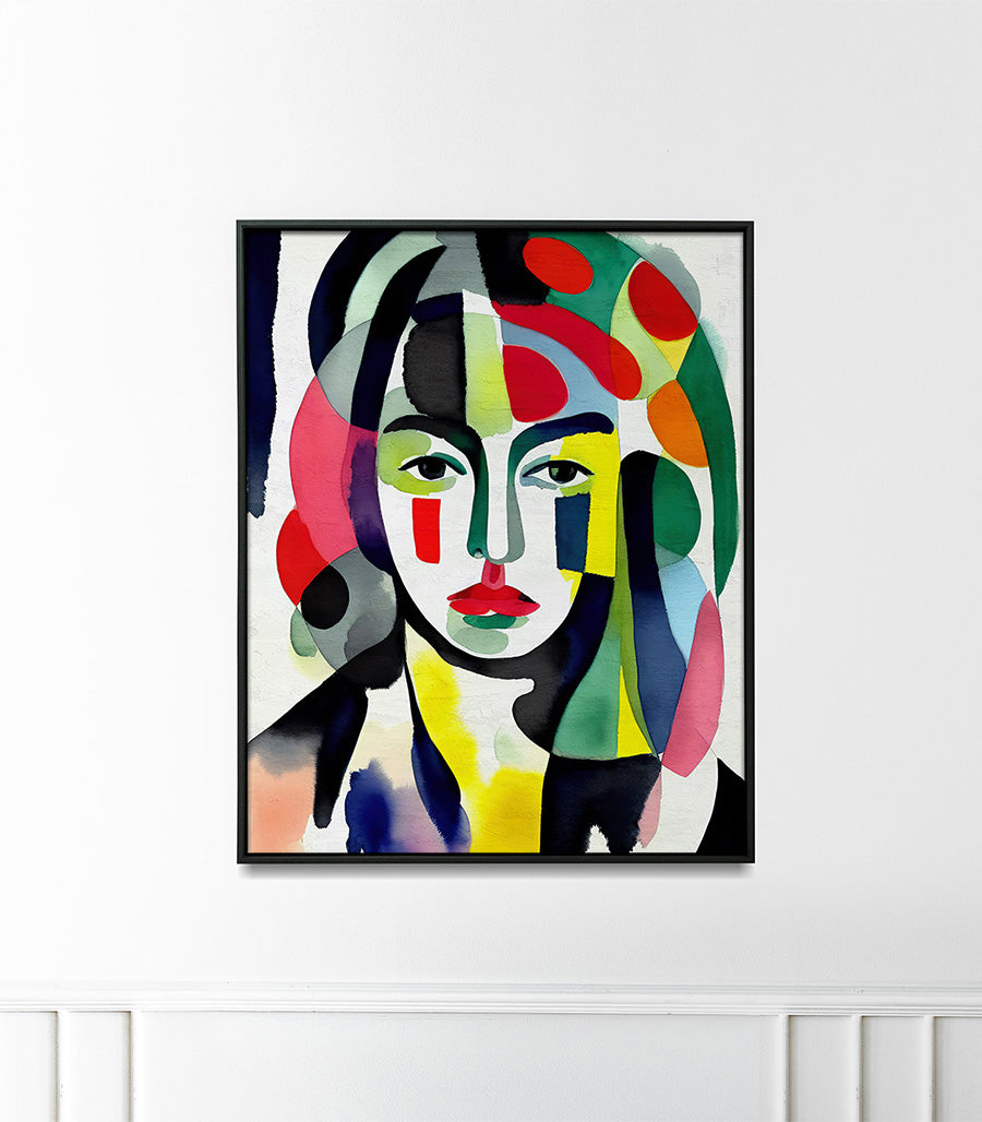 Tableau décoratif cubisme et élégance