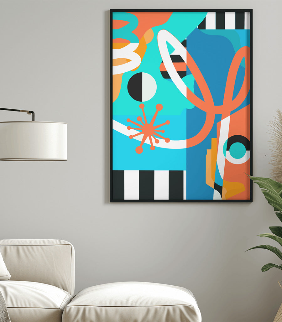 Tableau décoratif cubisme et luxe moderne