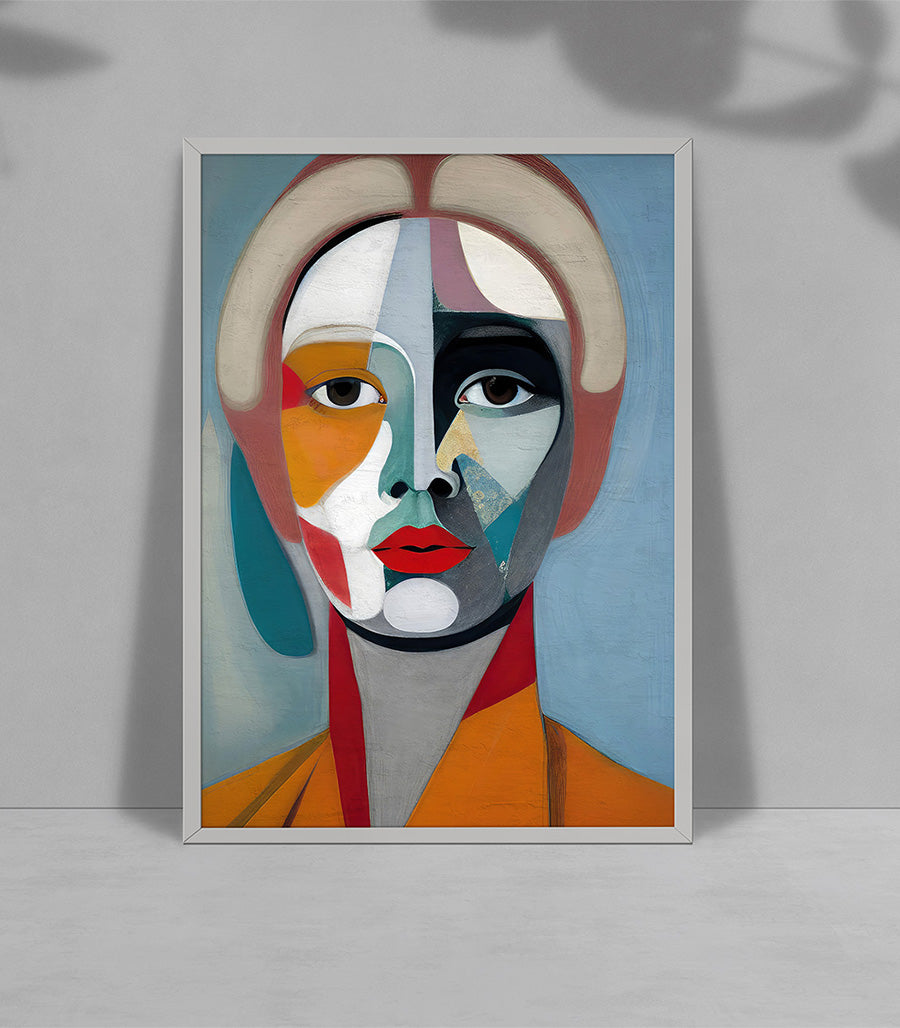 Tableau décoratif moderne esprit cubiste