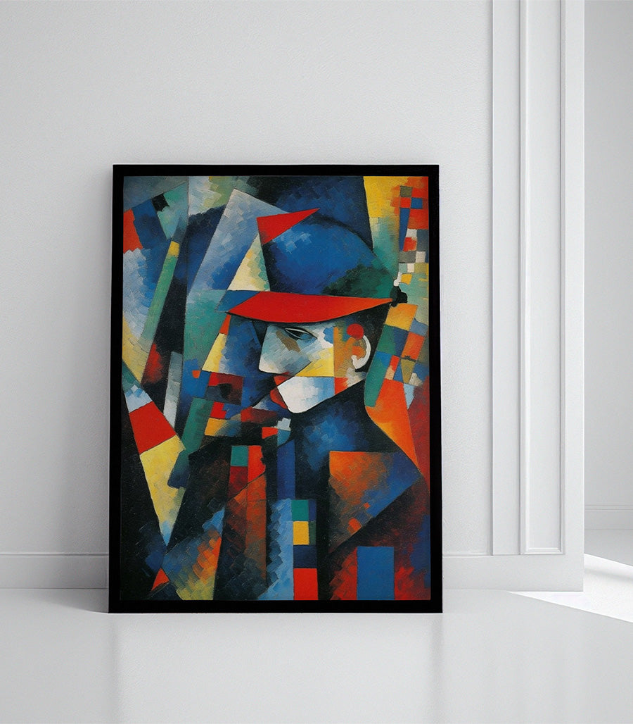 Tableau décoratif cubisme de caractère