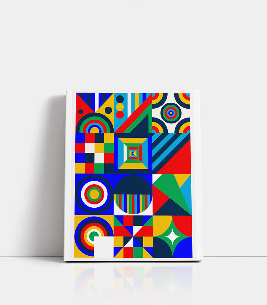 Tableau décoratif cubisme luxe contemporain