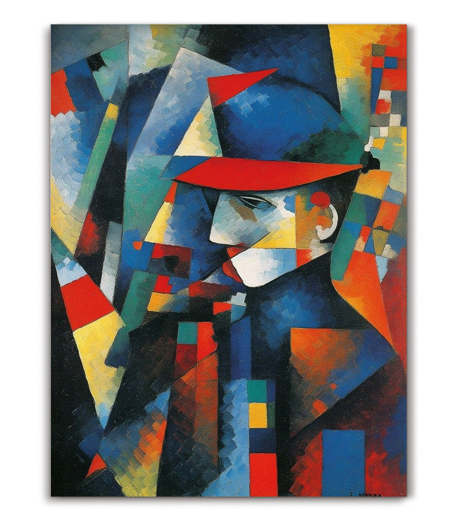 Tableau décoratif cubisme de caractère