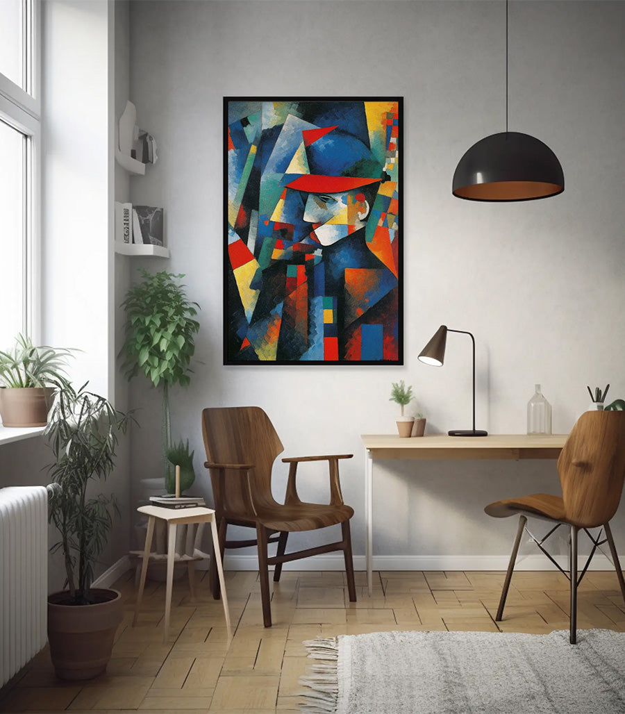 Tableau décoratif cubisme de caractère