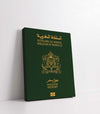 TABLEAU DÉCORATIF  Moderne De Passeport Marocaine