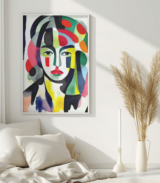 Tableau décoratif cubisme et élégance