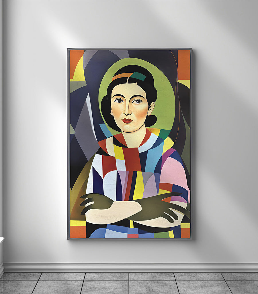 Tableau décoratif modernité en cubisme