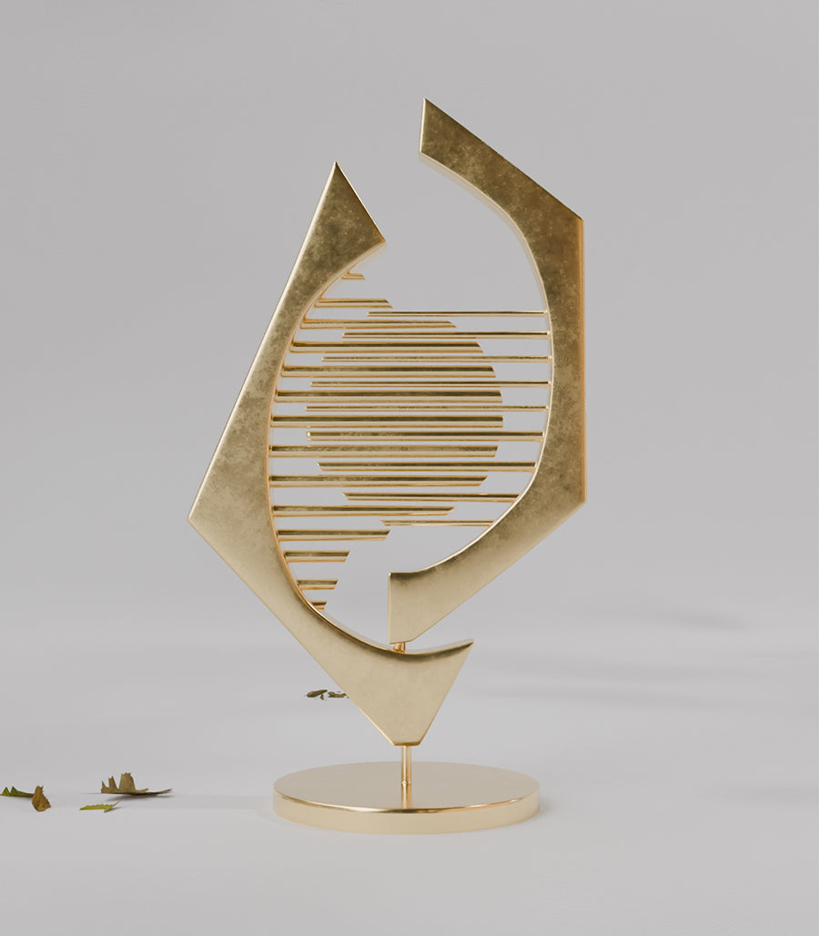 Sculpture &quot;Horizon Structuré&quot; – Harmonie d’Ouverture