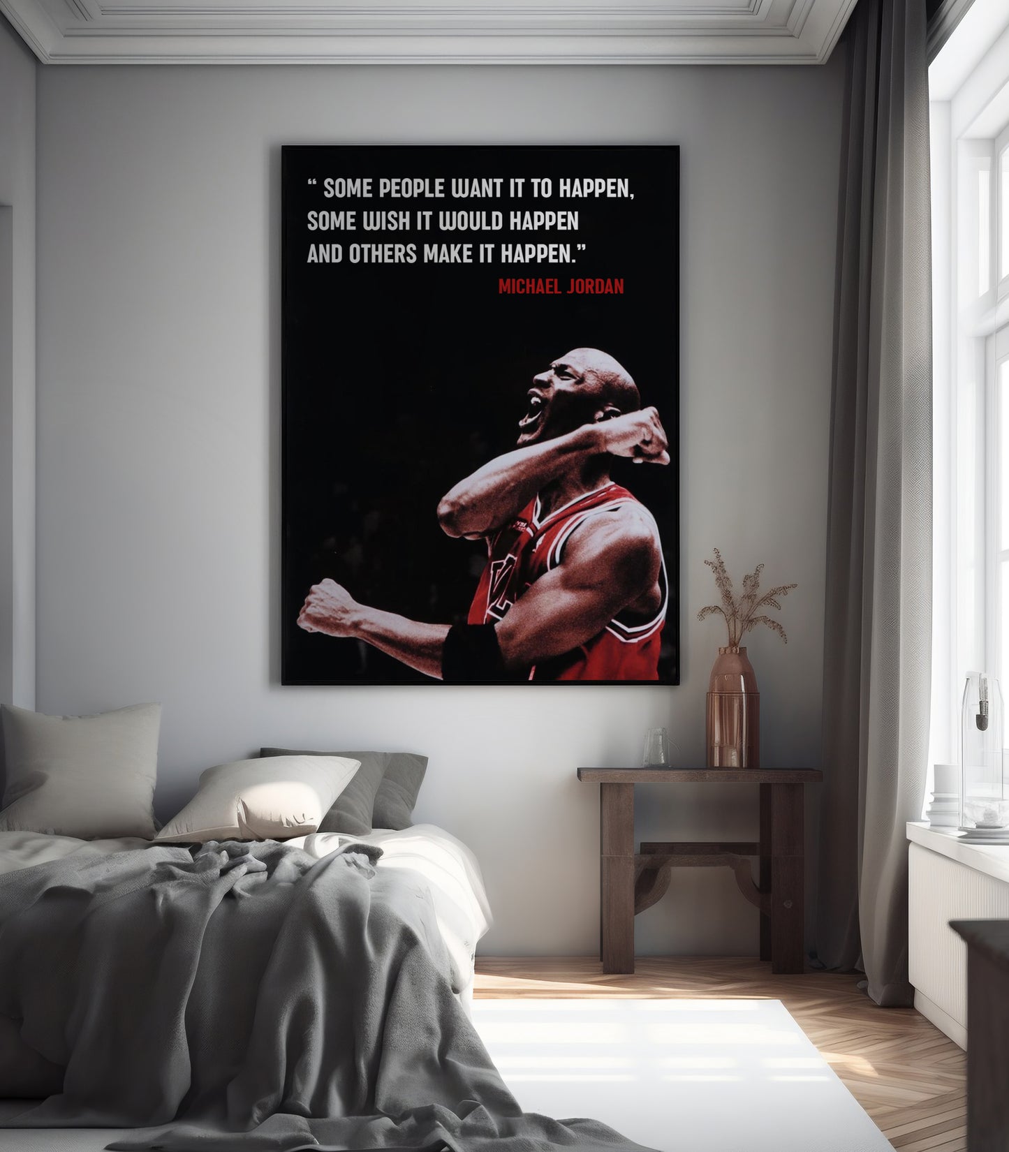 L'esprit de Michael Jordan Tableau Décoratif Moderne