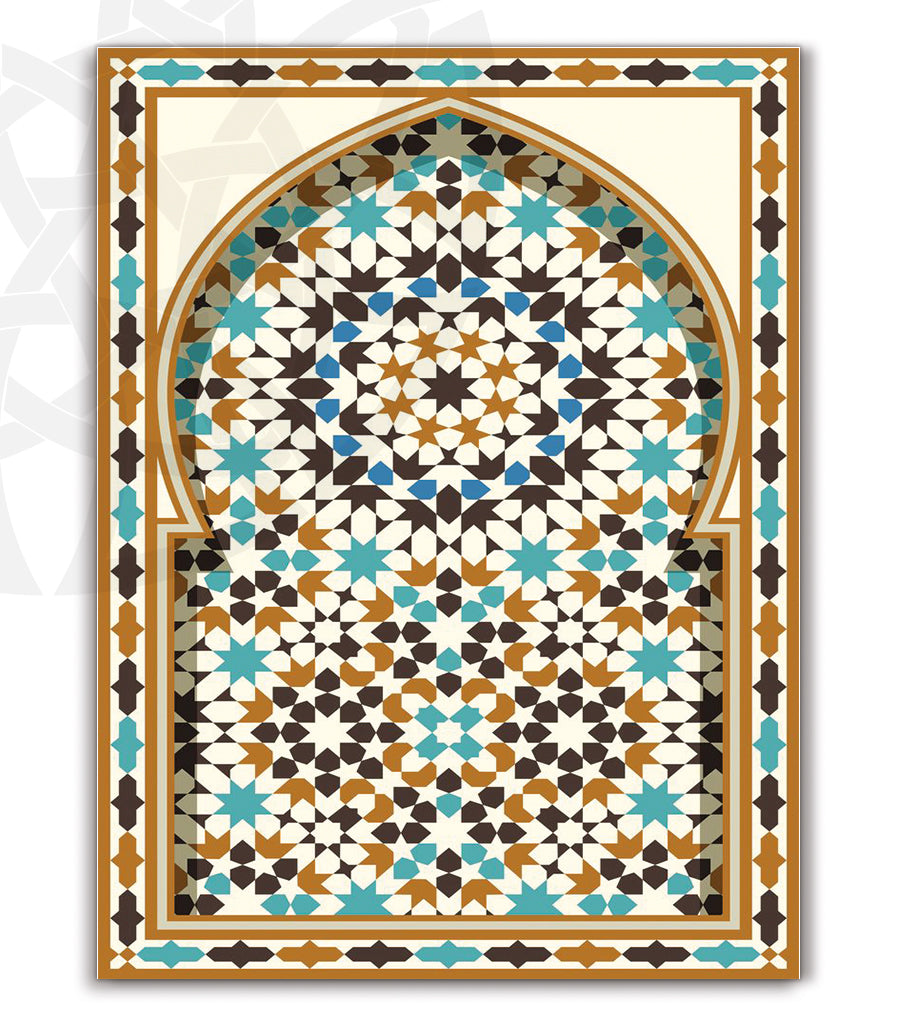 Tableau Décoratif : Mosaïque Andalouse Élégante