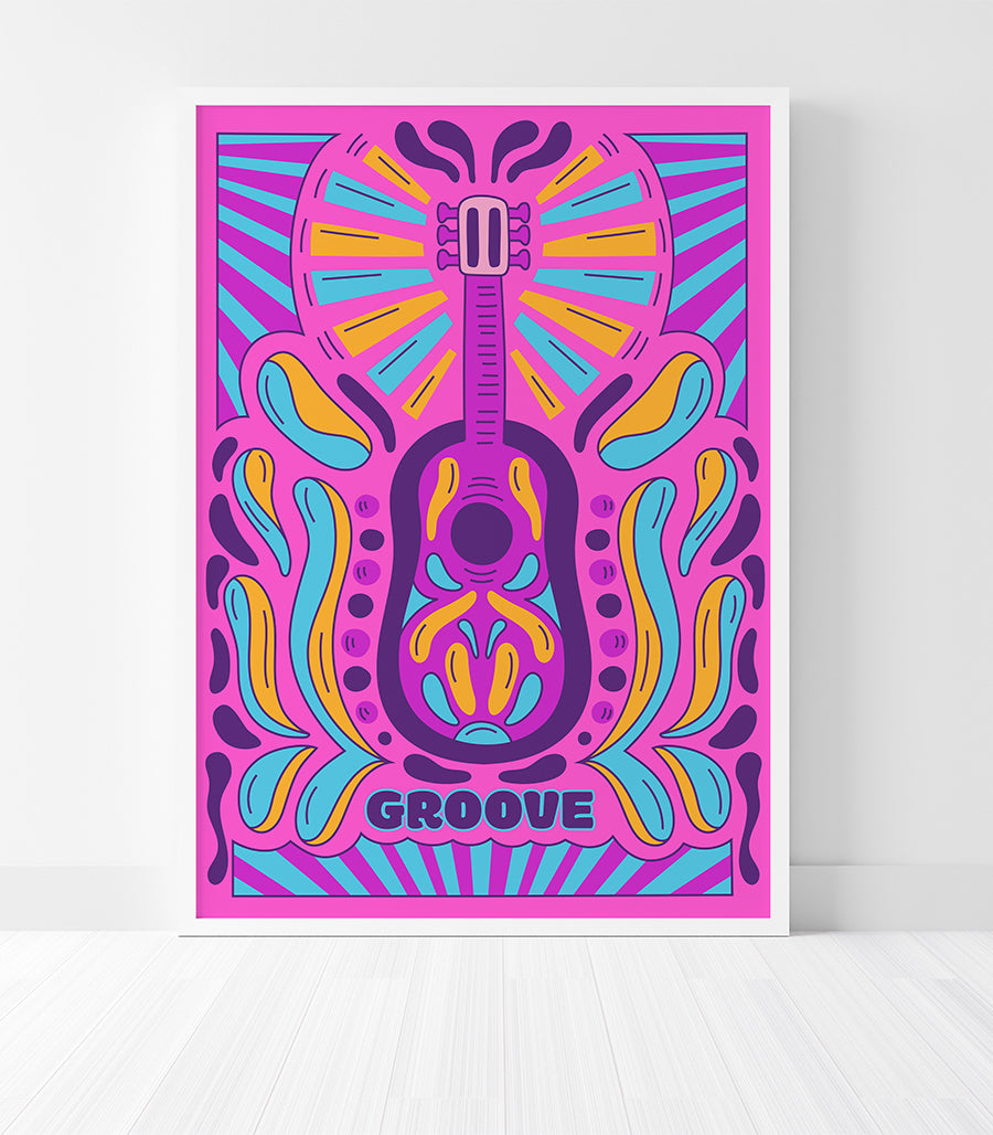 Tableau Décoratif - Groove Psychédélique