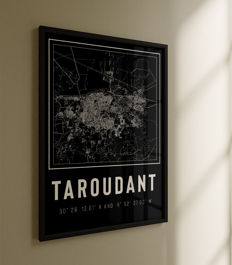 Tableau Décoratif : Vérité Graphique de La ville Taroudant