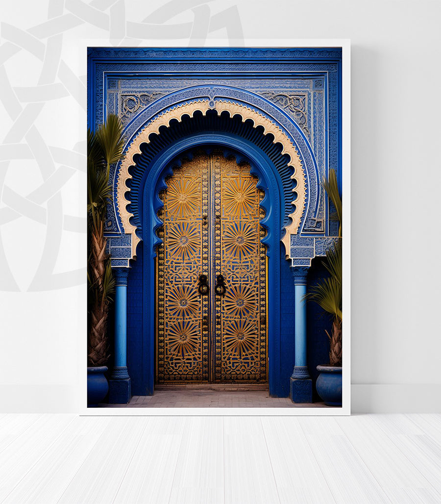 Tableau Décoratif : La Splendeur des Portes de Fès