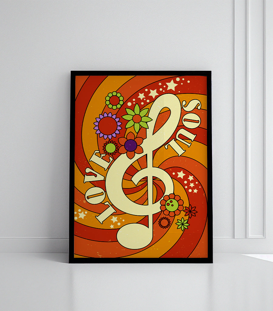 Tableau Décoratif - Love &amp; Soul Vintage