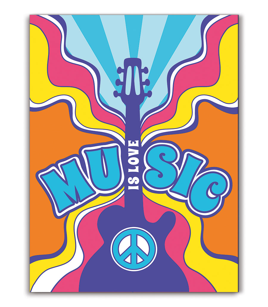 Tableau Décoratif - Music is Love