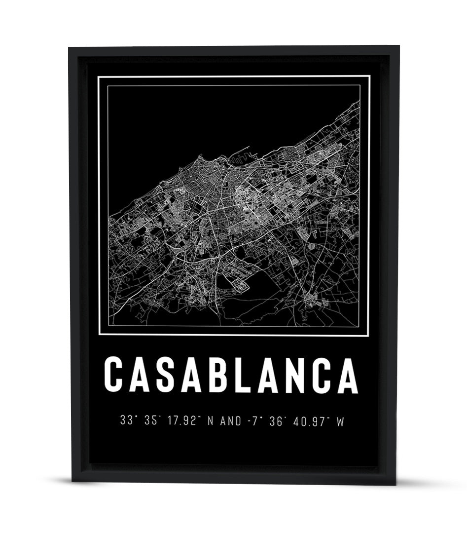Cartographie Contrastée de Casablanca