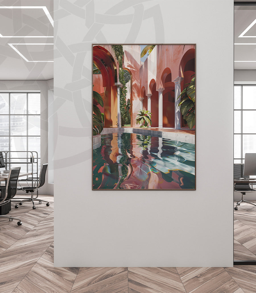 Tableau Décoratif : Reflets Méditerranéens