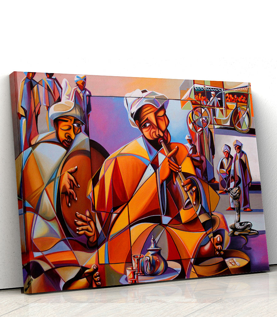 TABLEAU Art de Musique Traditionnelle Marocaine