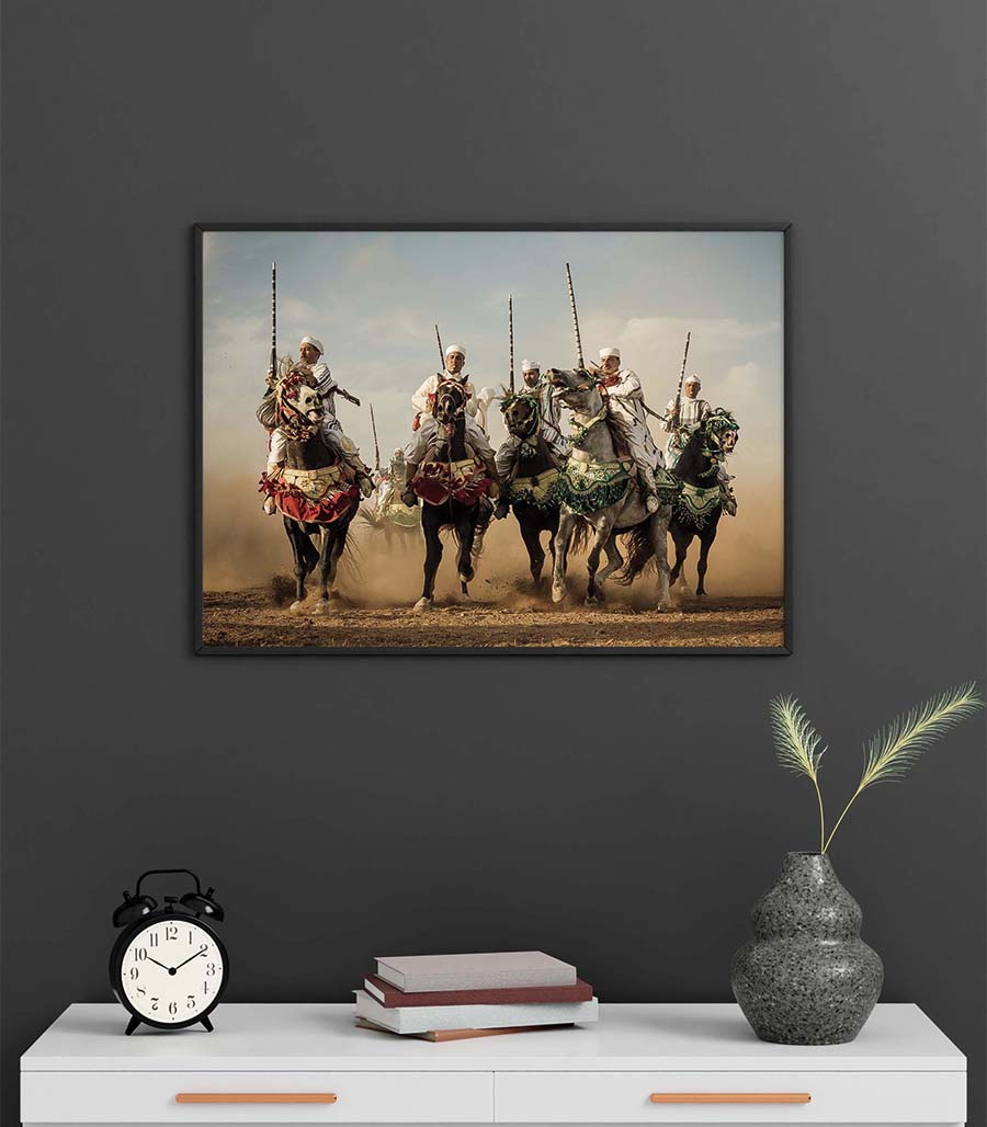 TABLEAU DÉCORATIF MURAL VOYAGE AU CŒUR DU MAROC